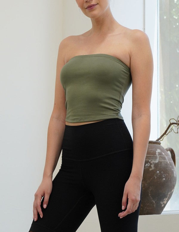 BAMBOO TUBE TOP NEW