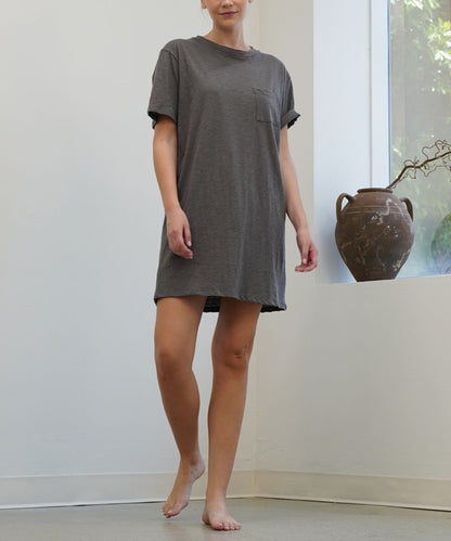 COTTON SLUB Tee DRESS