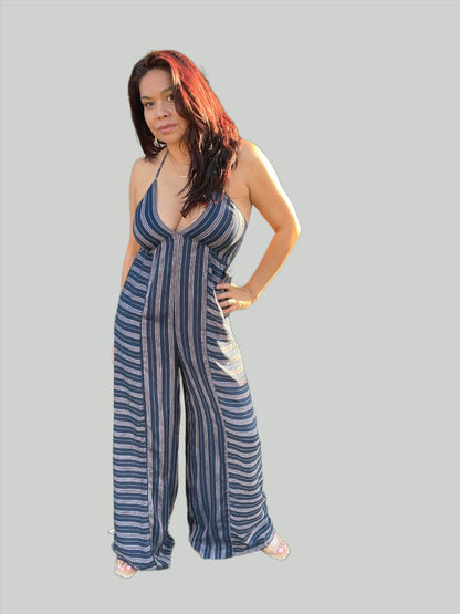 Halter Wide Leg Jumpsuit